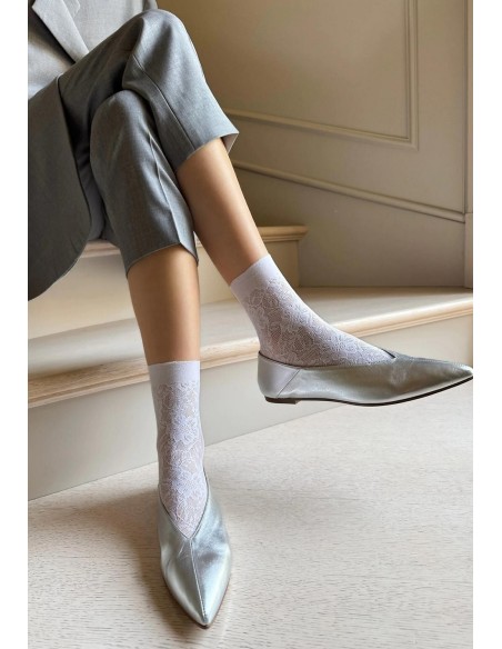 Skarpetki rosa stile ażur Veneziana