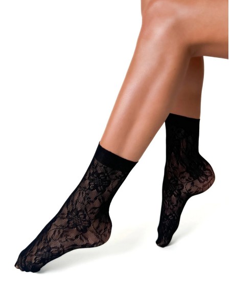 Socks rosa stile ażur Veneziana