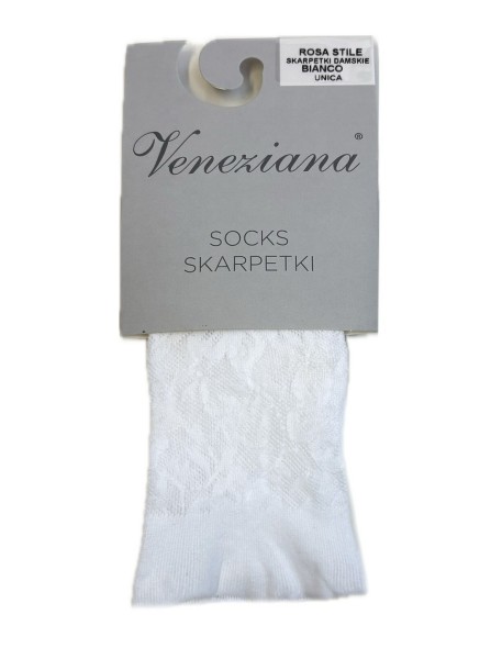 Skarpetki rosa stile ażur Veneziana