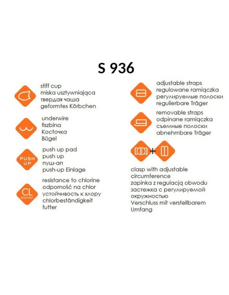 Strój kąpielowy s 936 sa5 sassari 5 Self