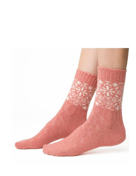 Skarpety art.093 wzór wełniane damskie 35-40 Steven