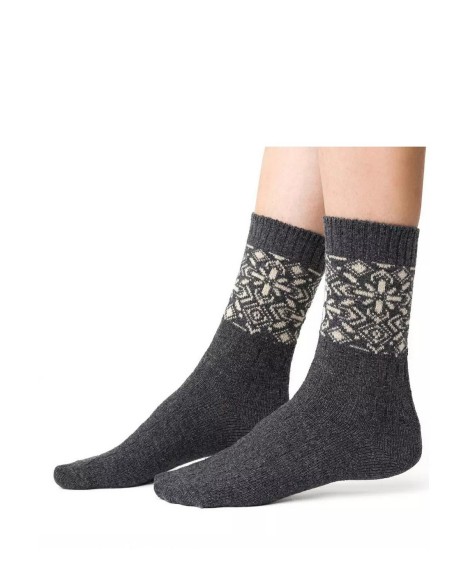 Socks art.093 pattern wełniane women's 35-40 Steven