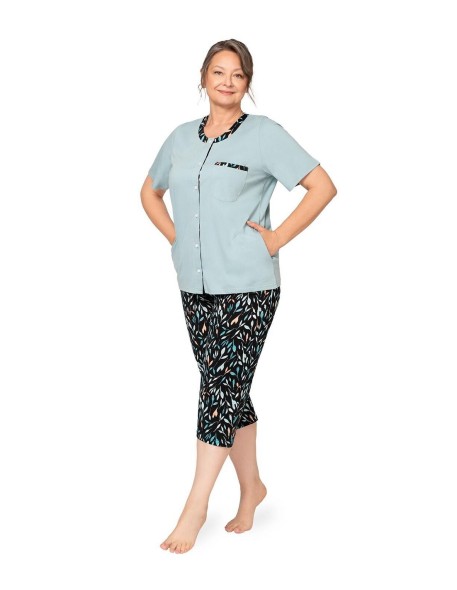 Piżama olga i 261 kr/r m-3xl rozpinana Martel