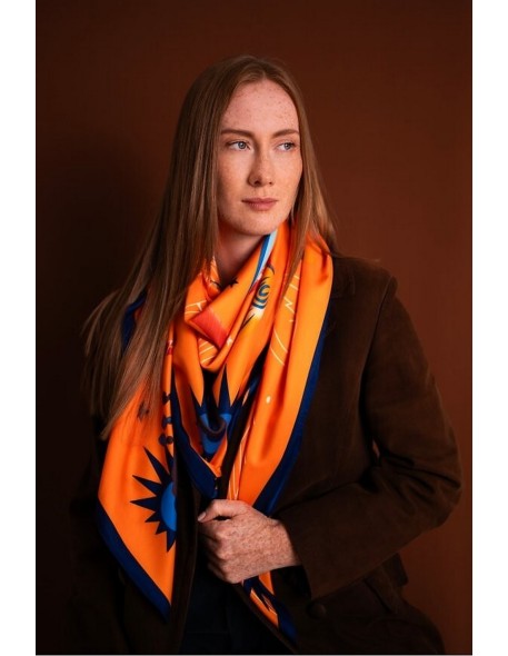 Apaszka 25235 satin universe Art Of Polo