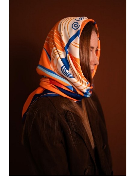 Apaszka 25235 satin universe Art Of Polo