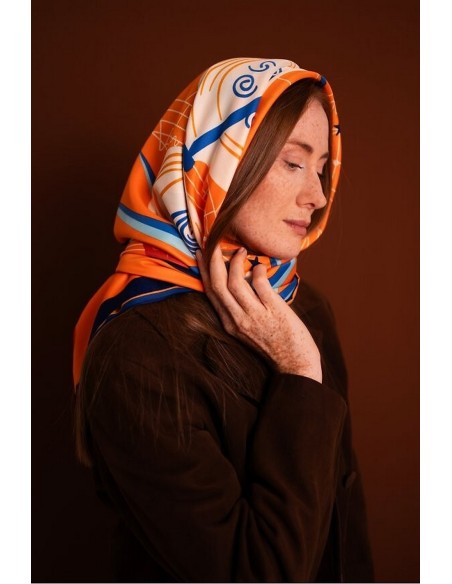 Apaszka 25235 satin universe Art Of Polo