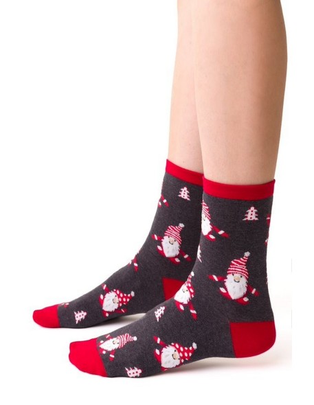 Skarpety art.136 świąteczne damskie 35-40 Steven
