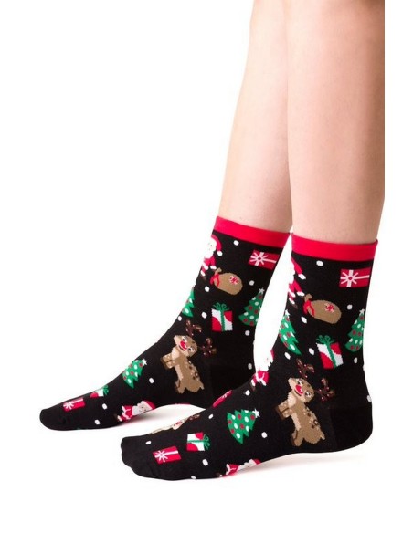Skarpety art.136 świąteczne damskie 35-40 Steven
