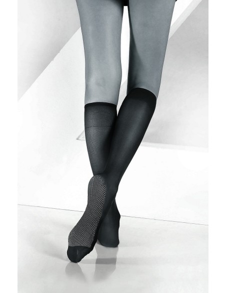 Podkolanówki 21111 nature sole 20 den Knittex