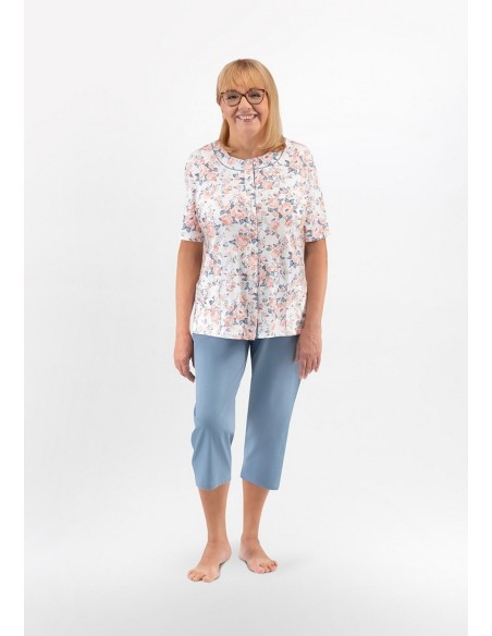 Piżama maria i 200 kr/r 3xl-4xl damska rozpinana Martel
