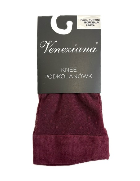 Podkolanówki puntini Veneziana