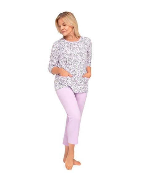 Piżama kasia ii 266 3/4 m-3xl rozpinana Martel