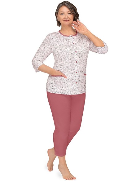Pajamas kasia ii 266 3/4 m-3xl rozpinana Martel