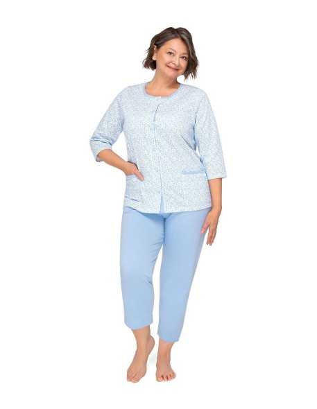 Pajamas kasia ii 266 3/4 m-3xl rozpinana Martel
