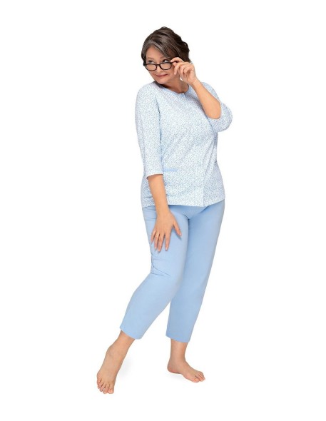 Pajamas kasia ii 266 3/4 m-3xl rozpinana Martel