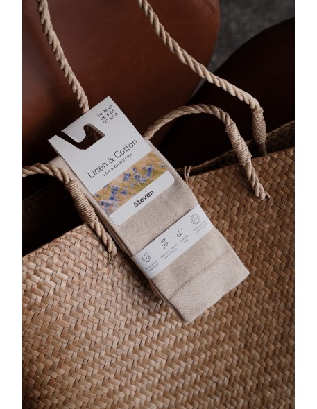 Socks art.194 linen & cotton 35-46 Steven