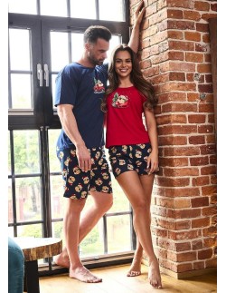 Piżama 628/432 teddy 2 kr/r christmas 3xl-5xl damska... 2