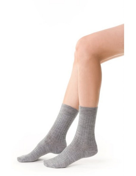 Skarpety art.130 merino prążek damskie 35-40...