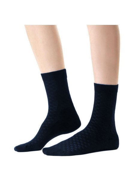 Socks art.125 bamboo women's pattern grid...