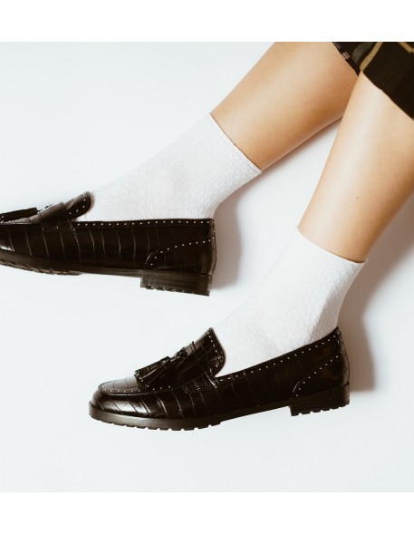 Socks art.125 bamboo women's pattern grid...