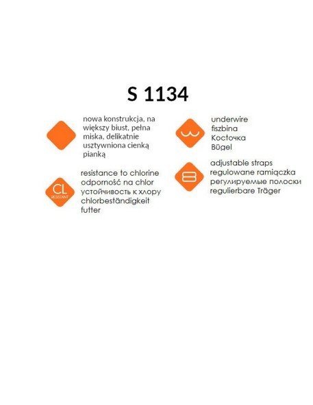 Strój kąpielowy  s 1134 n6 monaco 19 Self