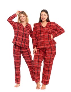 Piżama pdd7200-002 dł/r 2xl-3xl rozpinana Moraj