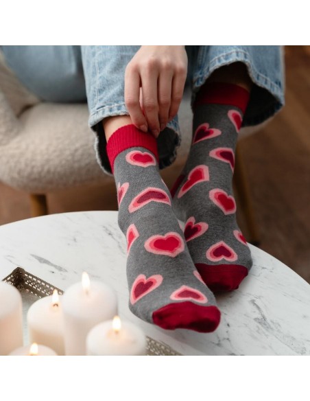 Socks art.136 hearts women's 35-40 Steven