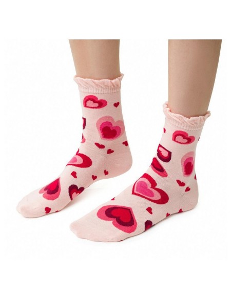 Socks art.136 hearts women's 35-40 Steven