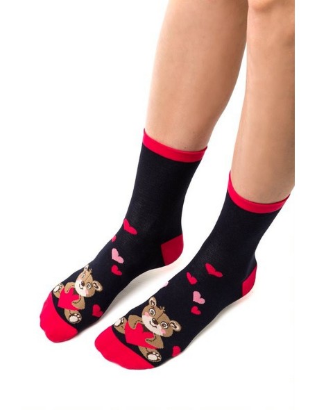 Socks art.136 hearts women's 35-40 Steven