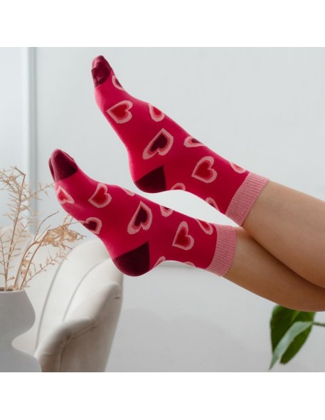Socks art.136 hearts women's 35-40 Steven