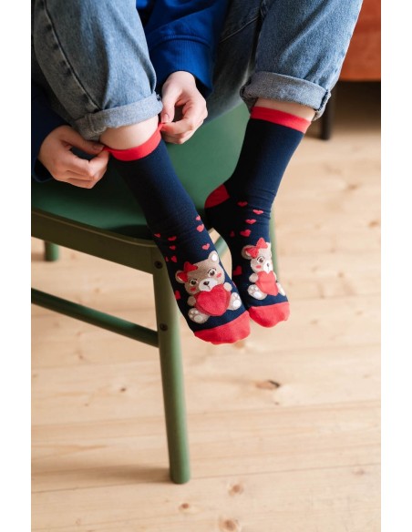 Socks art.136 hearts women's 35-40 Steven