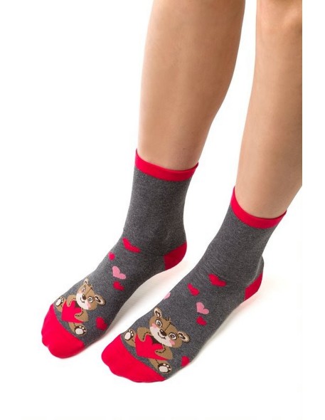 Socks art.136 hearts women's 35-40 Steven