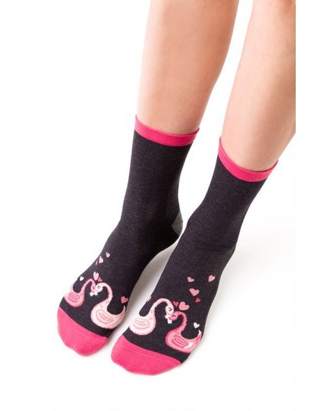Socks art.136 hearts women's 35-40 Steven