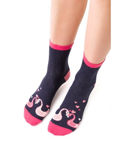 Socks art.136 hearts women's 35-40 Steven