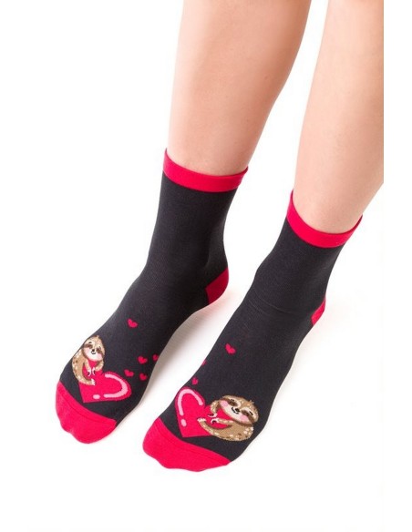 Socks art.136 hearts women's 35-40 Steven