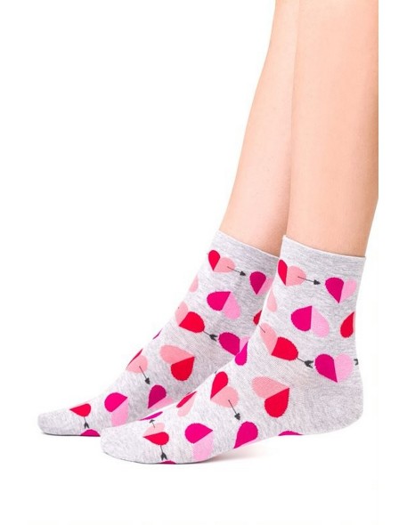 Socks art.136 hearts women's 35-40 Steven