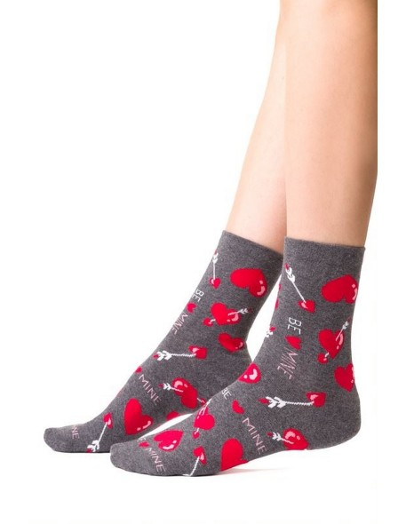 Socks art.136 hearts women's 35-40 Steven
