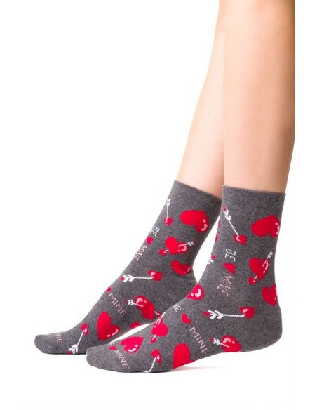 Socks art.136 hearts women's 35-40 Steven