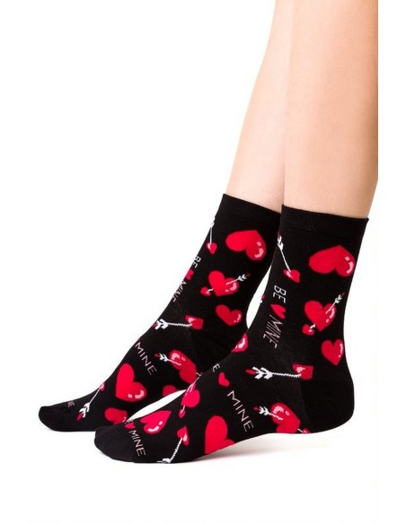Socks art.136 hearts women's 35-40 Steven