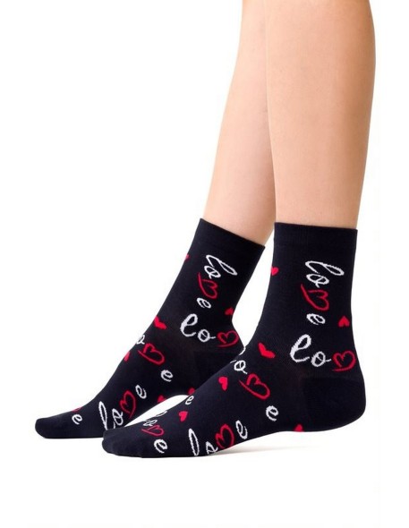 Socks art.136 hearts women's 35-40 Steven