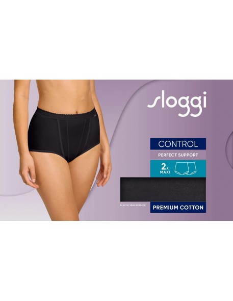 control maxi 2p black Sloggi