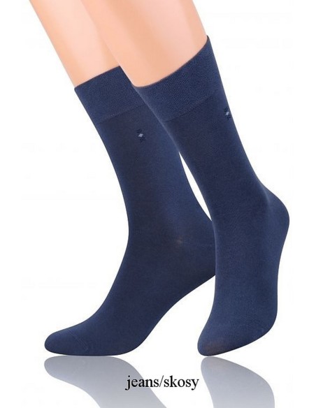Skarpety art.056 klasyczne garniturowe znaczek 39-47 Steven