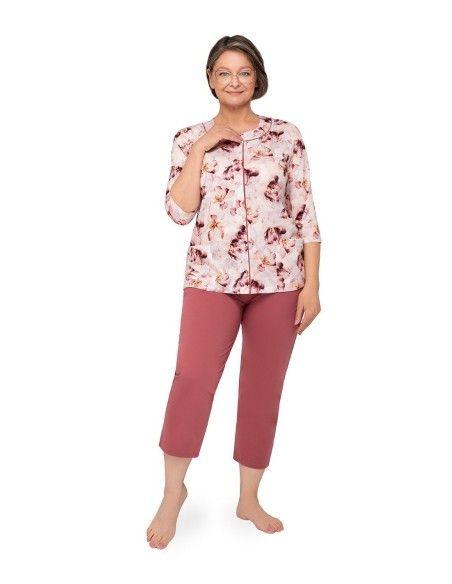 Piżama maria ii 201 3/4 m-2xl damska rozpinana Martel