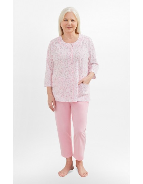 Piżama maria ii 201 3/4 m-2xl damska rozpinana...