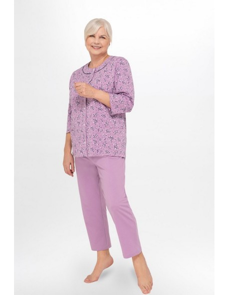 Piżama maria ii 201 3/4 m-2xl damska rozpinana...