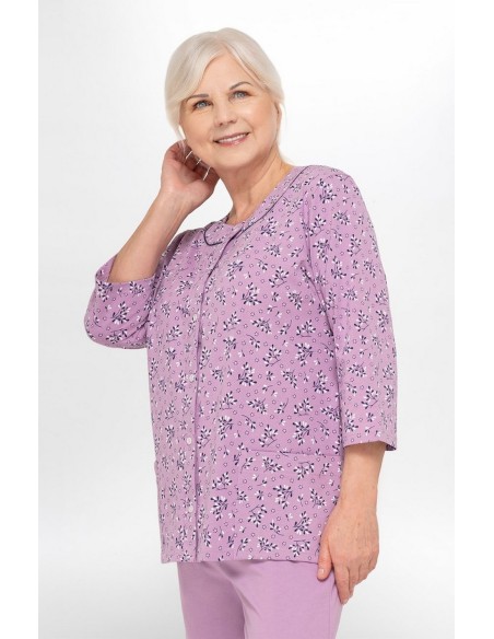 Piżama maria ii 201 3/4 m-2xl damska rozpinana Martel