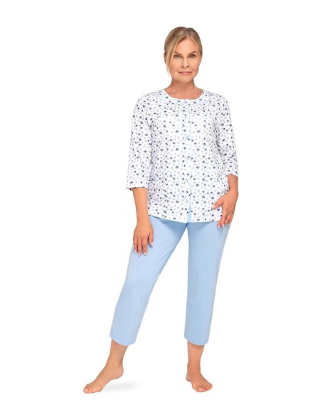 Piżama maria ii 201 3/4 m-2xl damska rozpinana...