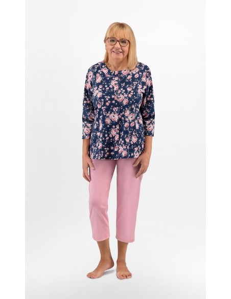 Piżama maria ii 201 3/4 m-2xl damska rozpinana Martel