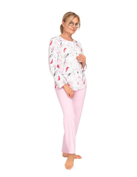 Piżama maria iii 202 dł/r 3xl-4xl damska rozpinana Martel