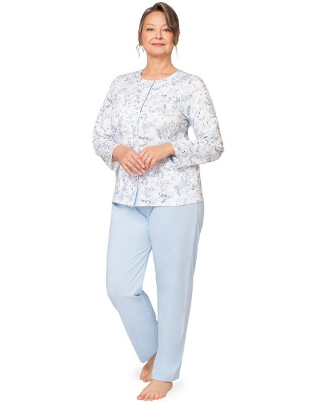 Piżama maria iii 202 dł/r 3xl-4xl damska rozpinana Martel